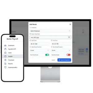 Online Rostering Software for Managers | BetterPayroll