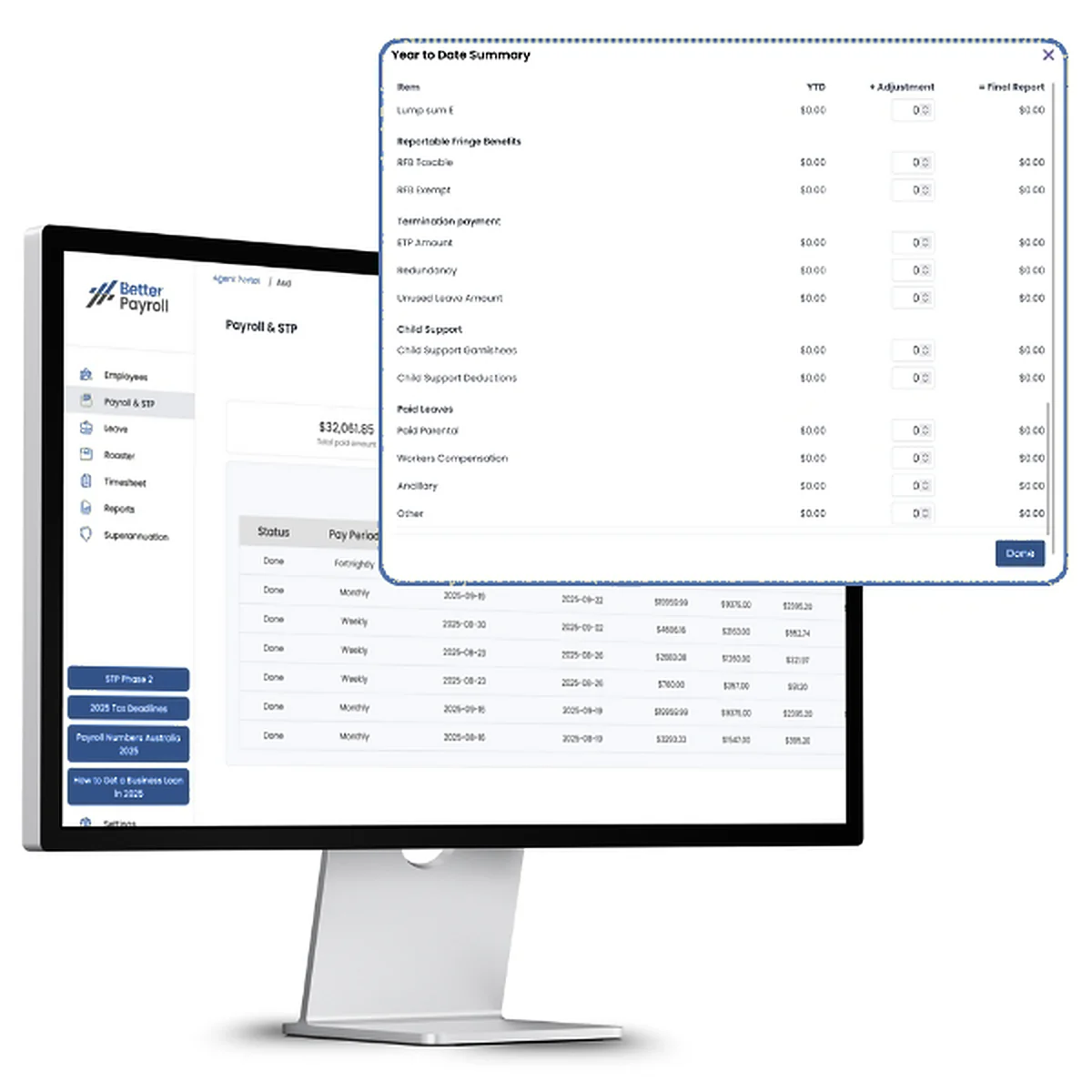 New Pay Run | BetterPayroll