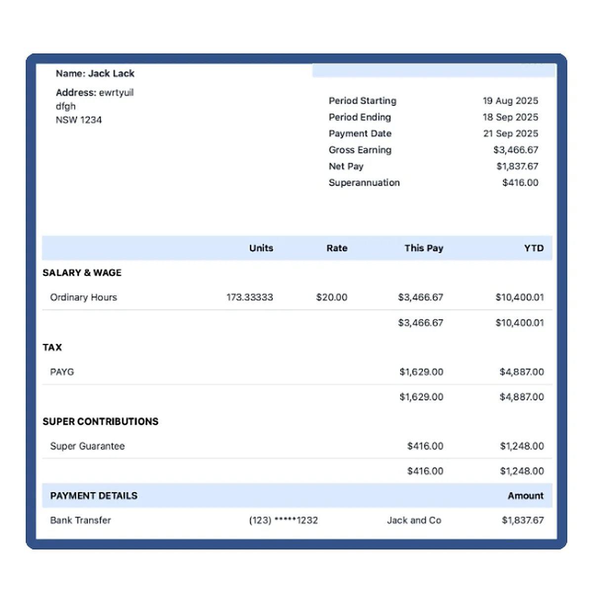 Report | BetterPayroll